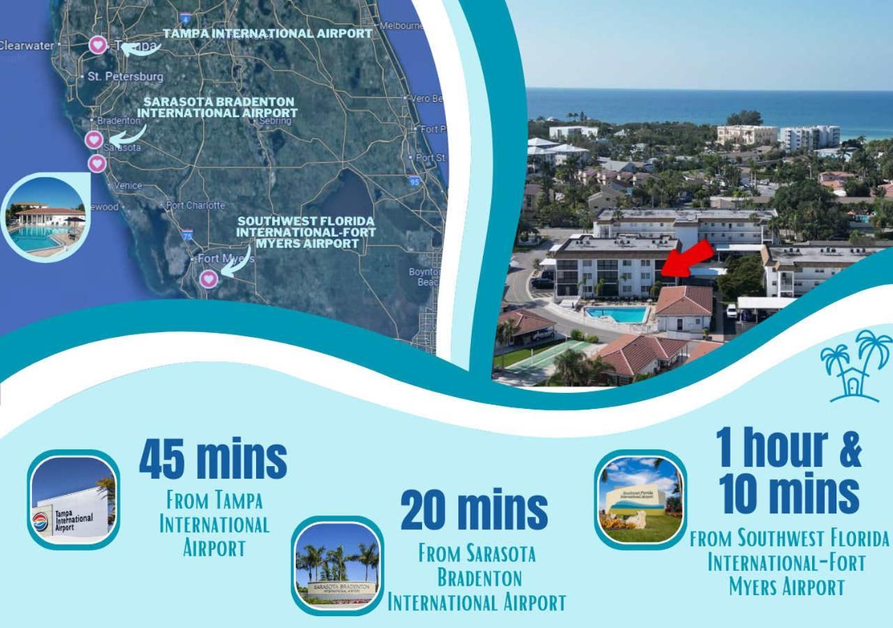 2 Bed 2 Bath Centrally Located On Siesta Key ساراسوتا المظهر الخارجي الصورة